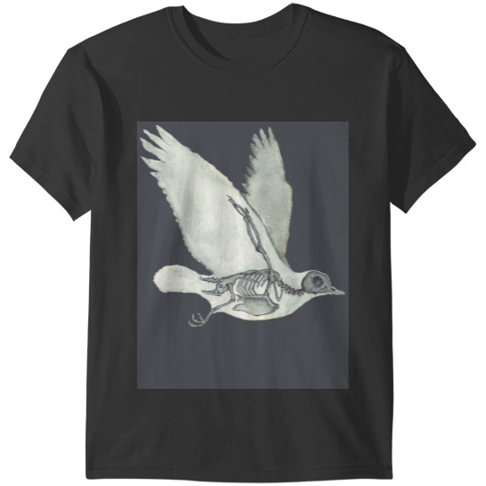 Bird Skeleton Animal Dove Anatomy T-Shirts