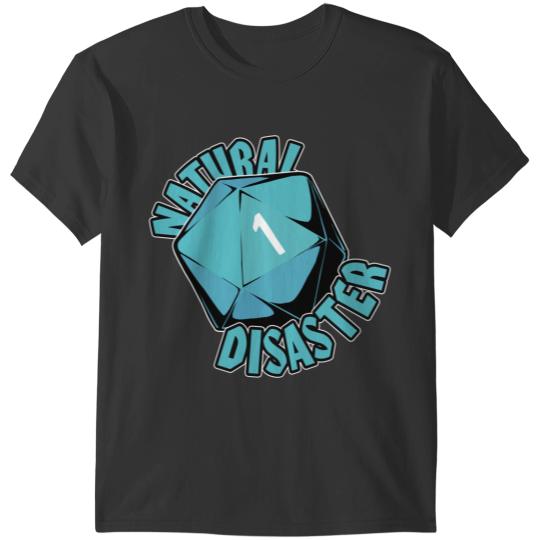 Natural Disaster - Blue T-Shirts