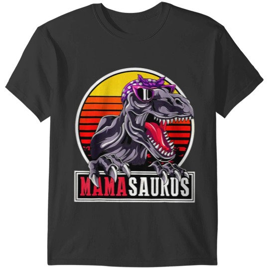 Dino Mamasaurus T rex Dinosaur Funny Mama Saurus T-Shirts