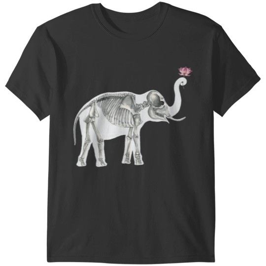 Elephant Skeleton Animal Anatomy  Scoop T-Shirts