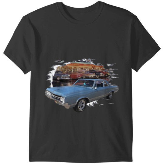 1965 Blue Oldsmobile 442 T-Shirts
