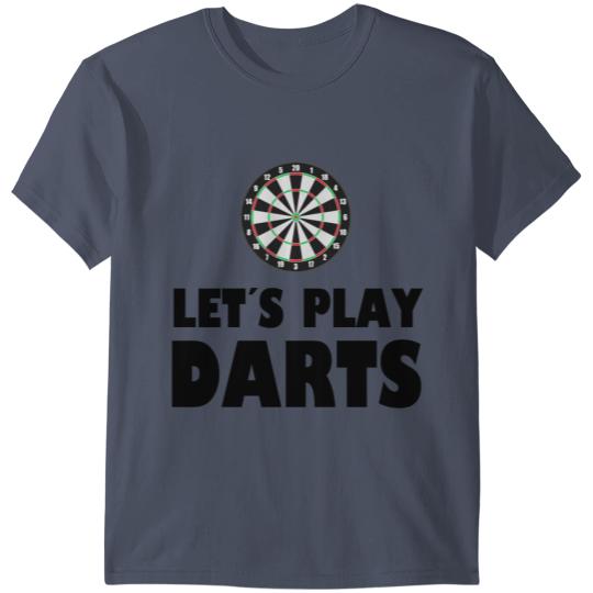 Let´s play Darts - Dart - Sport - Bulls Eye - Pub T-shirt