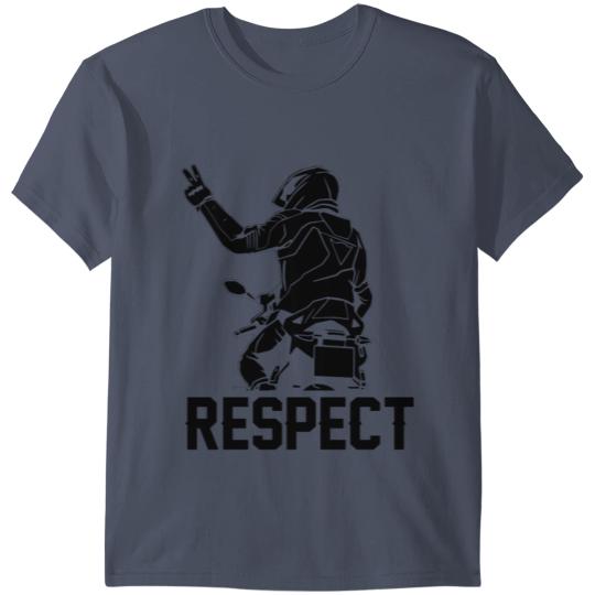 Respect Motorbikes License Plate T-shirt