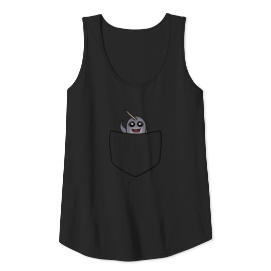 Narwhal Pocket Buddy Tank Top