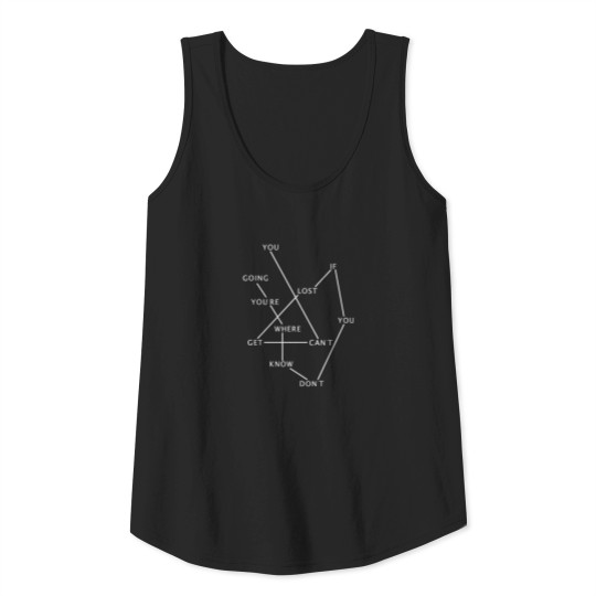 Cant get lost if you don't know where you're going Tank Top