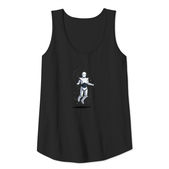 Robot Rope Cyborg Science Fiction Gift Tank Top