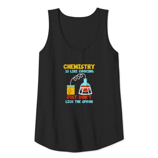 Chemistry Shirt Chemist Chemical Science Atom Gift Tank Top