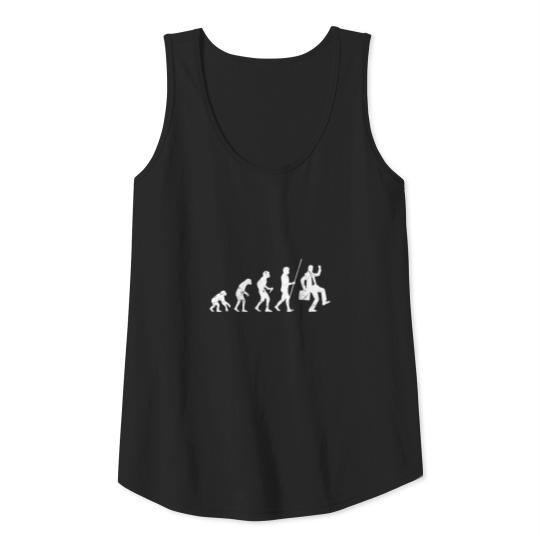 Workaholic Work Evolution Funny Boss Day Gift Idea Tank Top