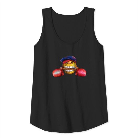 Smiley Face Boxer with Blunt Tank Top