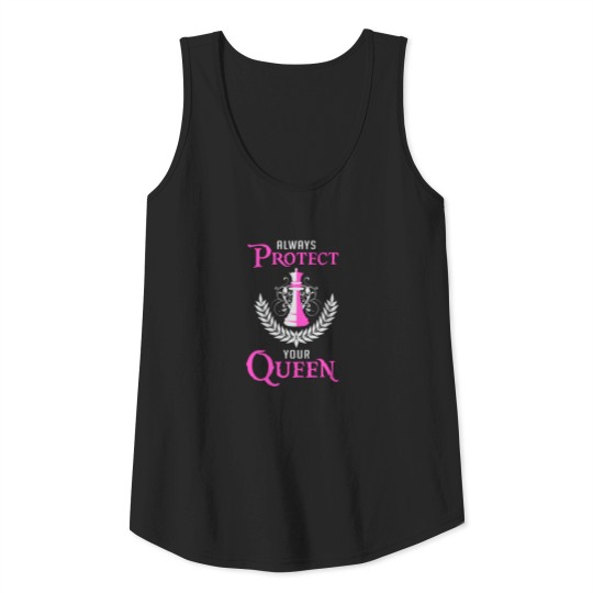 Chess Queen Chess Board Checkmate Board Game Gift Tank Top