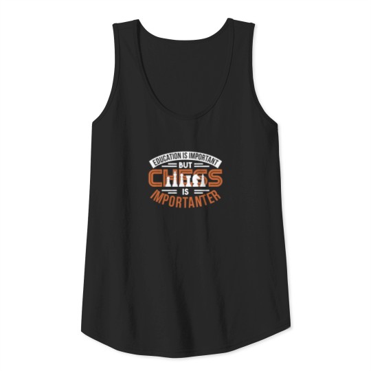 Chess Is Importanter Chess Strategy Chess Board Tank Top