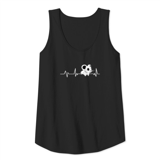 Cute Baby Mouse Heartbeat Mouse Gift Mouse Tank Top