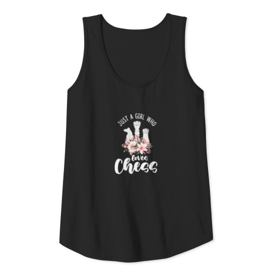 Chess design with chess board for chess players Tank Top