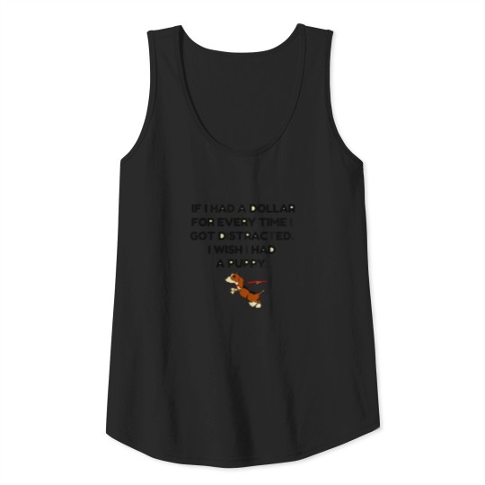 Distracted funny Tank Top