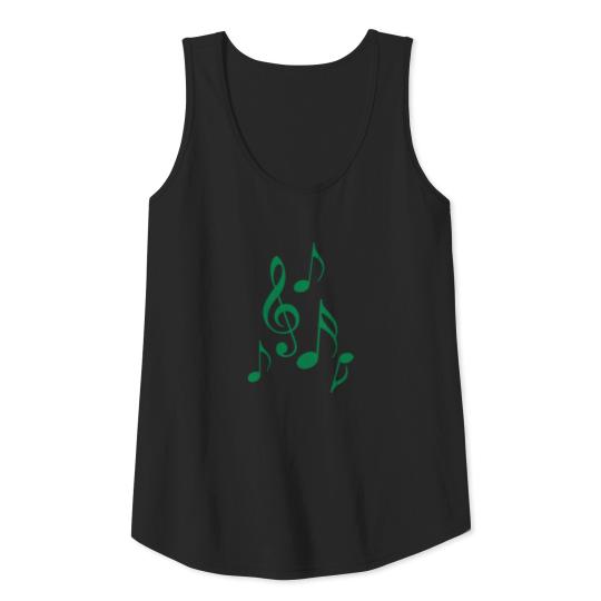 Music notes Tank Top