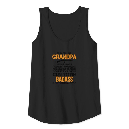 BADASS GRANDPA Tank Top