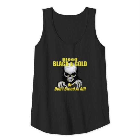 Bleed Black and Gold Tank Top
