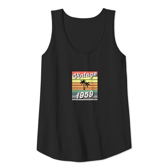 Vintage 1959 Limited Edition 63Rd Birthday Gift Me Tank Top