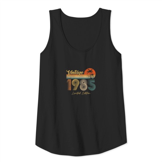 37 Year Old Gifts Vintage 1985 Limited Edition 37T Tank Top