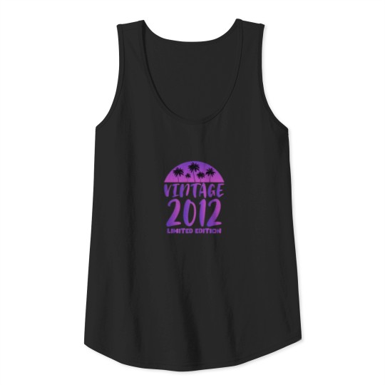 Vintage Retro 2012 T S Limited Edition 10Th Birthd Tank Top