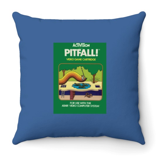 Pitfall Throw Pillows
