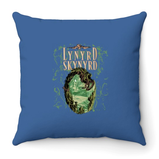 Lynyrd Skynyrd Vintage Throw Pillows, Lynyrd Skynyrd Tour 2023 Throw Pillows