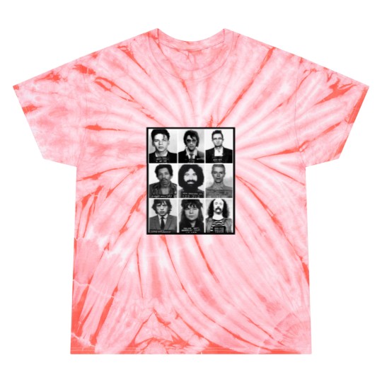 Musicians Mugshots - Jerry Garcia Tie Dye T Shirts