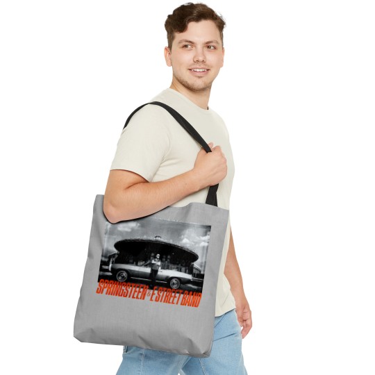 Bruce Springsteen Tour 2023 Tote Bags (AOP), Vintage Bruce Springsteen E Street Band Gift for fans Tote Bags (AOP)