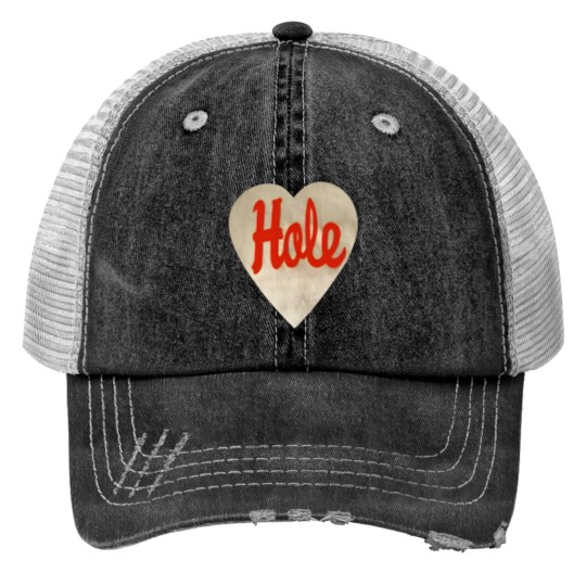 Vintage Hole band Trucker Hats, 1994 Hole Heart COURTNEY Love Trucker Hats