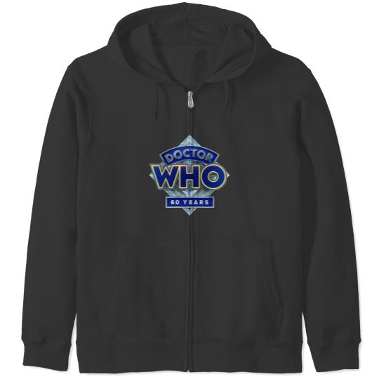 Doctor Who 60th Anniversary Logo - Doctor Who - Zip Hoodies