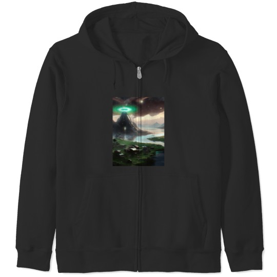 Dimension-Hopping Through Wisconsin Graphic Zip Hoodies
