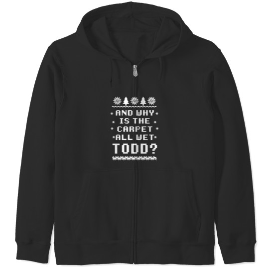 Todd And Margo Zip Hoodies, Todd and Margo Matching, Christmas Vacation, Todd and Margo Couples Zip Hoodies