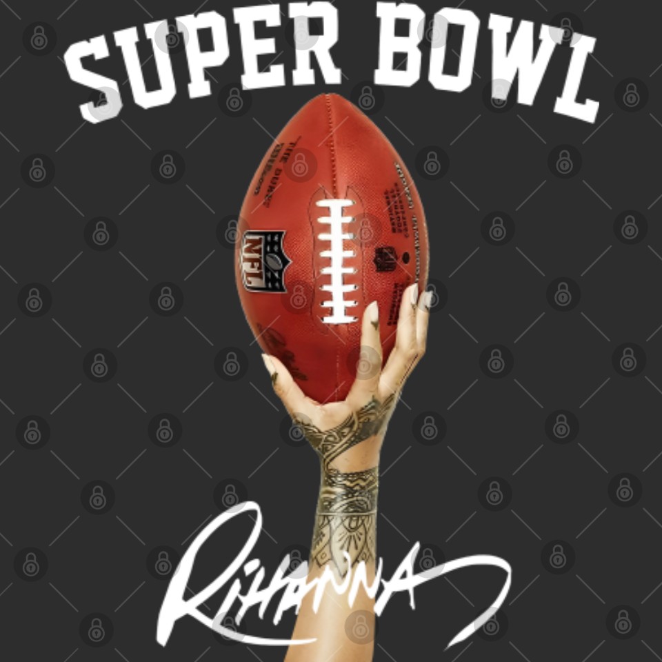 Rihanna Bowl Halftime, Football Game Unisex Shirt