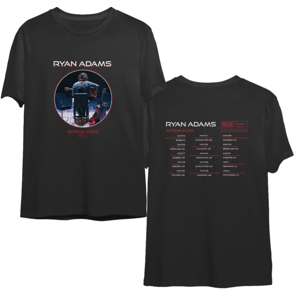Vintage Ryan Adams Shirt, Ryan Adams Spring 2023 Tour Shirt