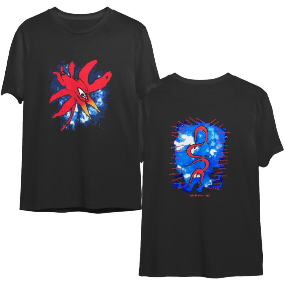The Cure Wish Tour '92 T-Shirt, The Cure Tour 1992 T-Shirt