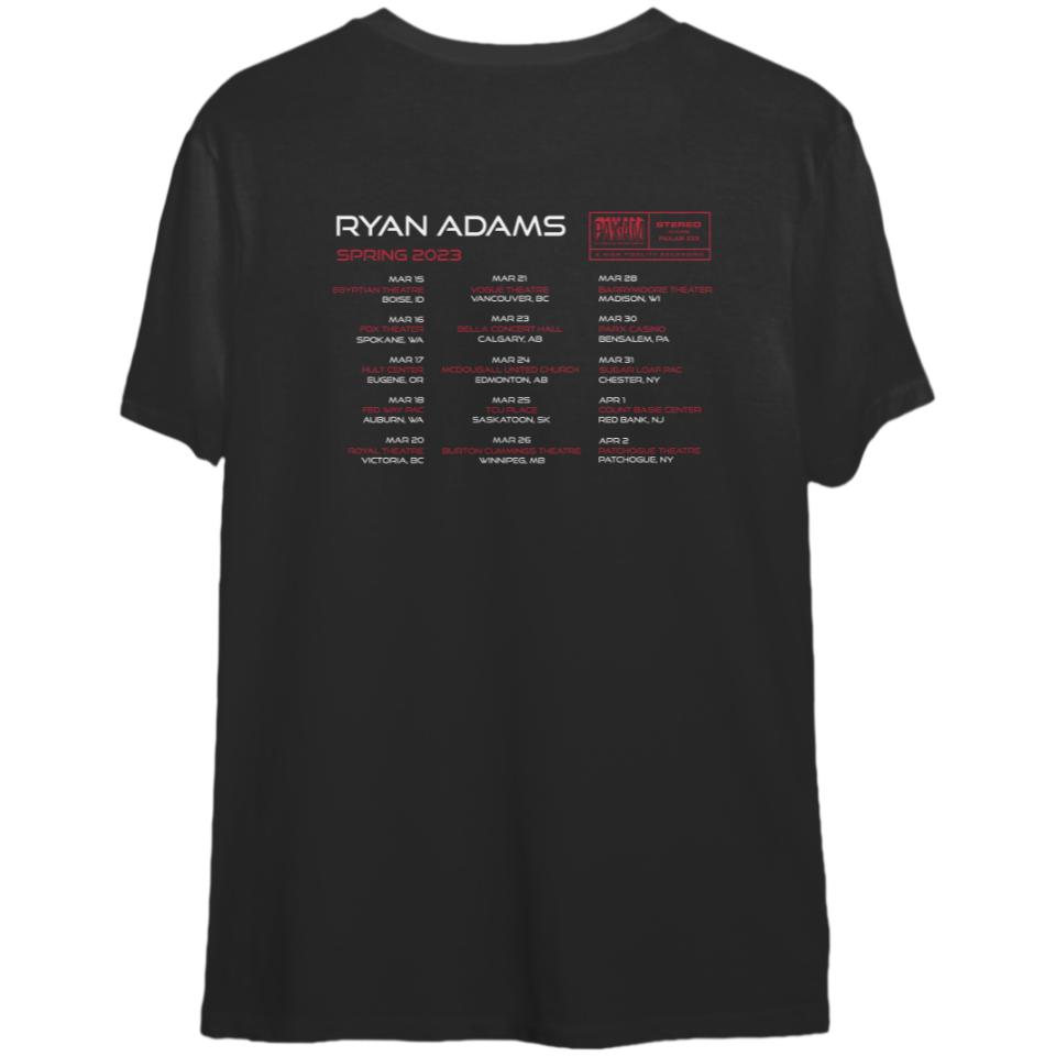Vintage Ryan Adams Shirt, Ryan Adams Spring 2023 Tour Shirt
