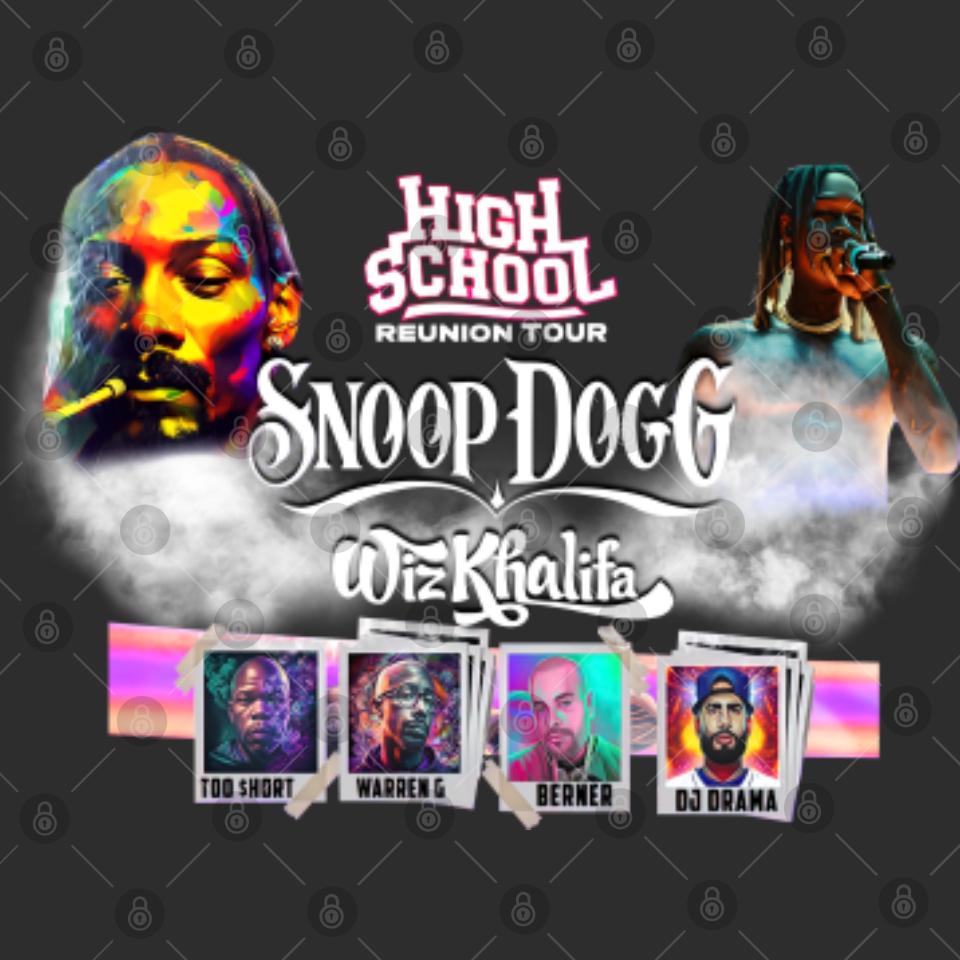 2023 Snoop Dogg And Wiz Khalifa High Double Sided Tank Tops