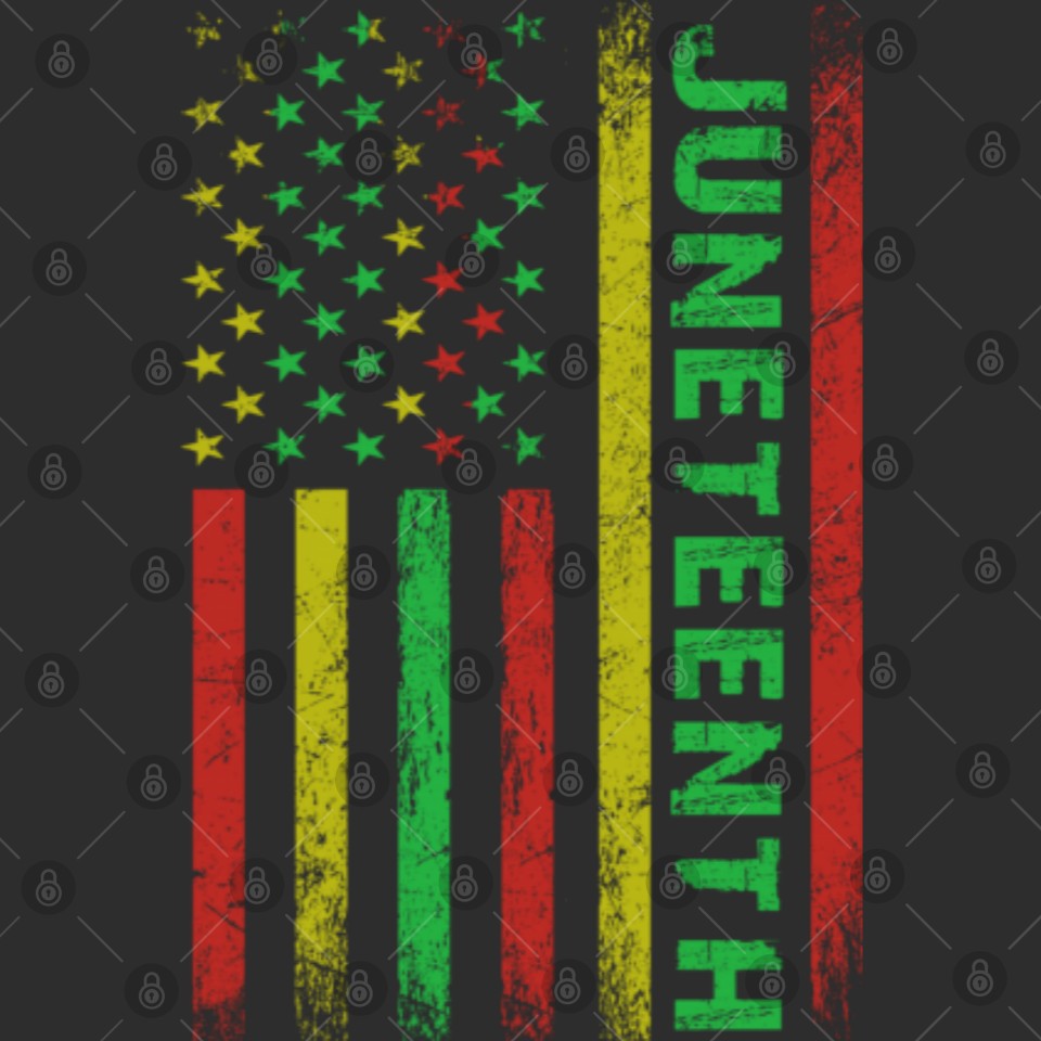 Juneteenth in a Flag Black history Juneteenth House Flags