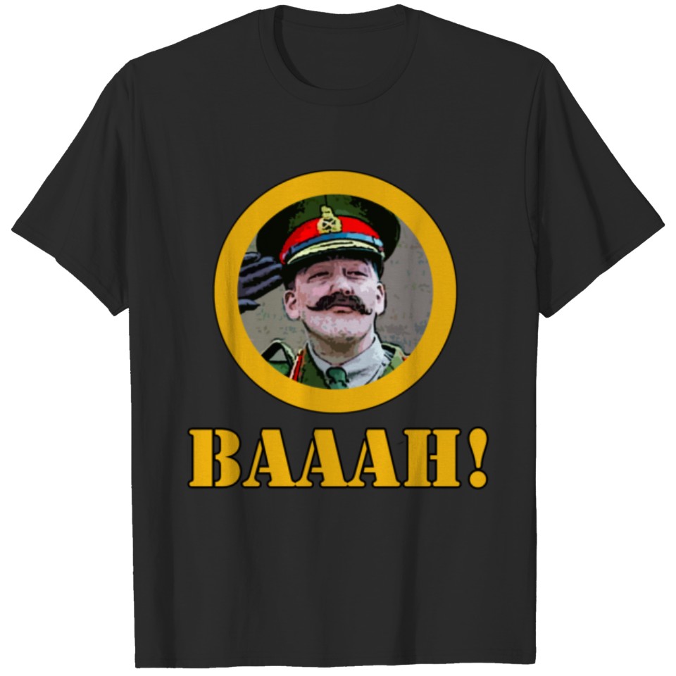 Baaah General Melchett by garigots T-Shirts