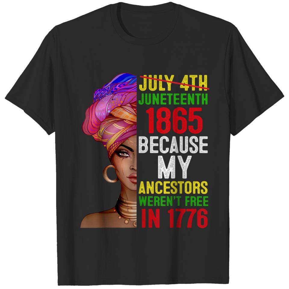 Juneteenth Queen Melanin African American Women T-Shirt