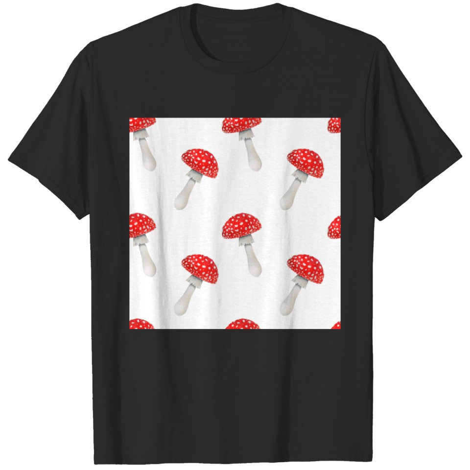 Autumn Mushroom Seamless Patterns - Autumn - T-Shirt