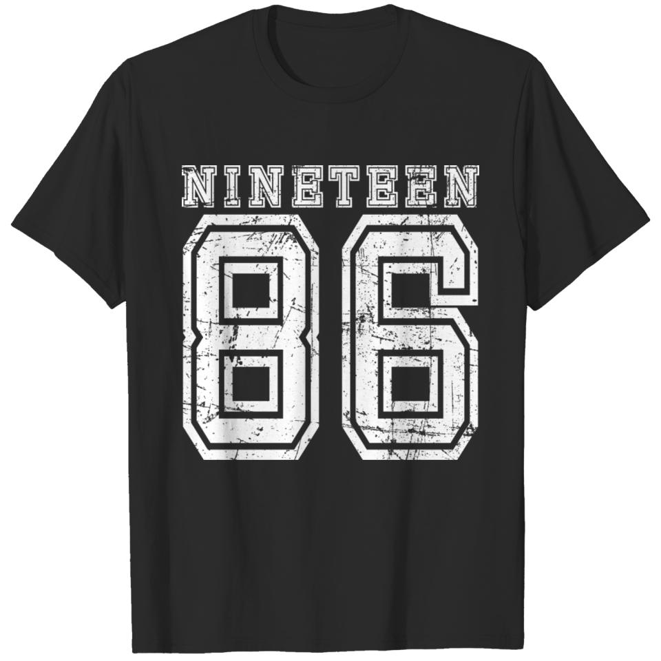 Nineteen 1986 T Shirt