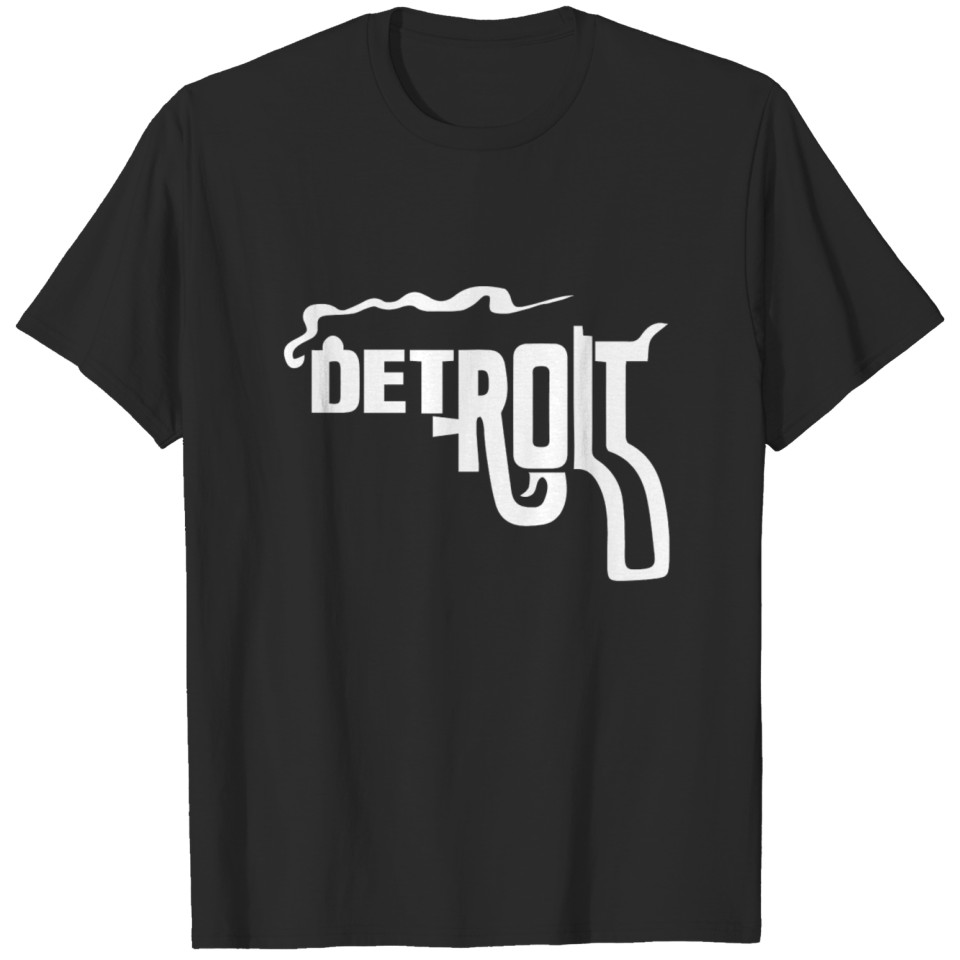 detroit gun T-shirt