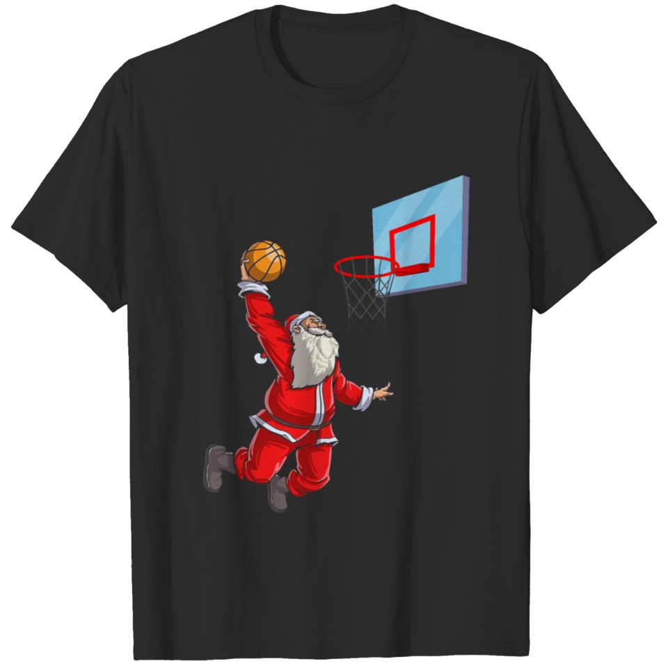 Santa Basketball T-shirt