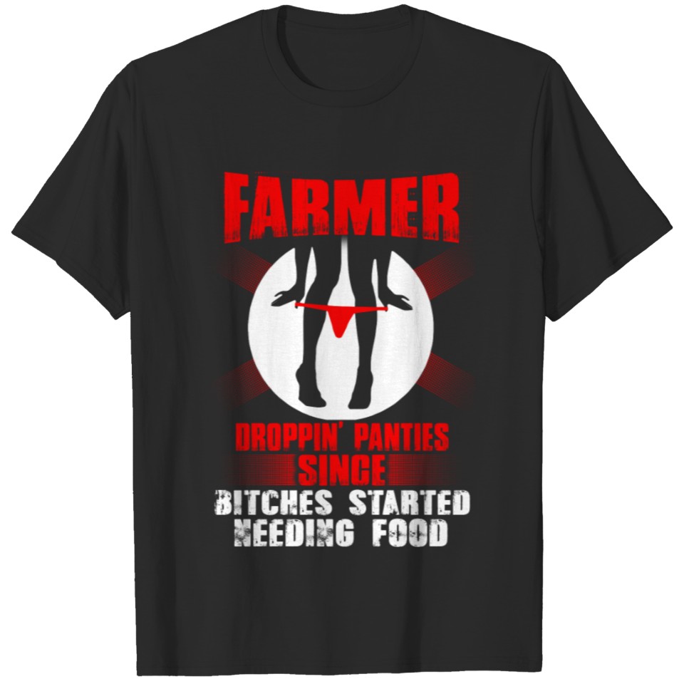 Farmer farmer's wife piglet farmer farmers farme T-shirt
