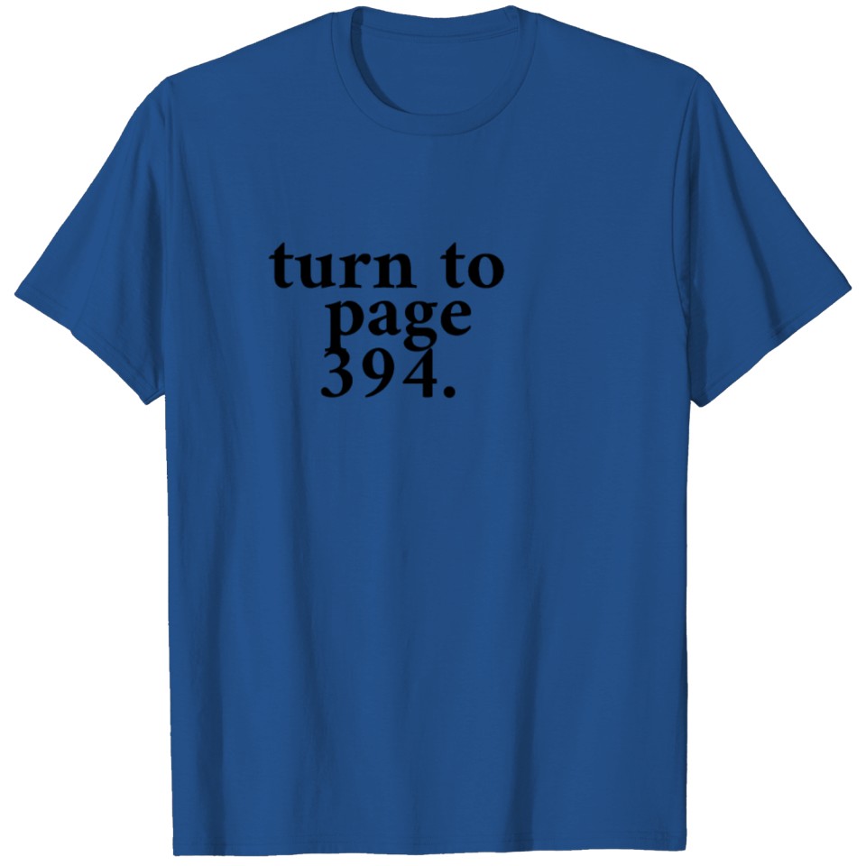 turn to page 394. T-shirt