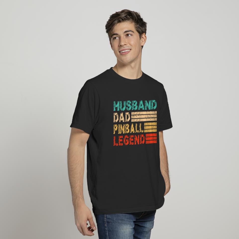 Pinball Player Dad Husband Hero Gift T-shirt
