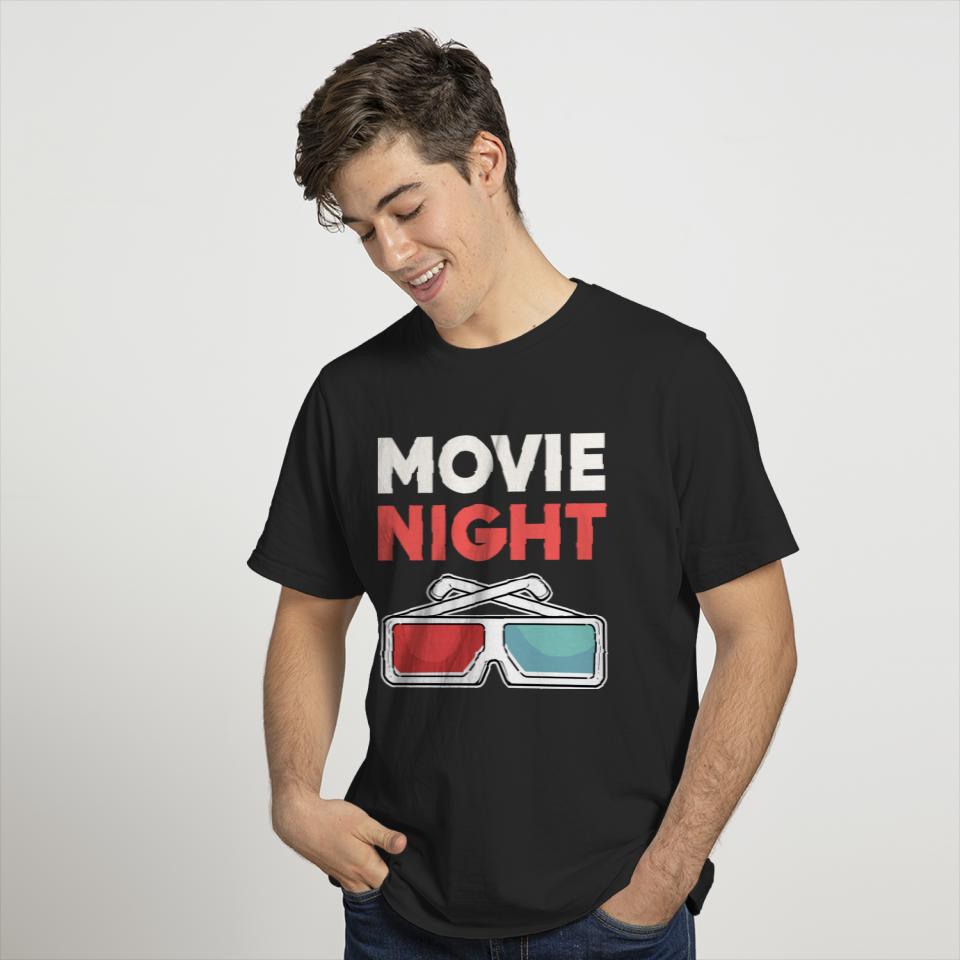 Movie Lover Movie Night T-shirt