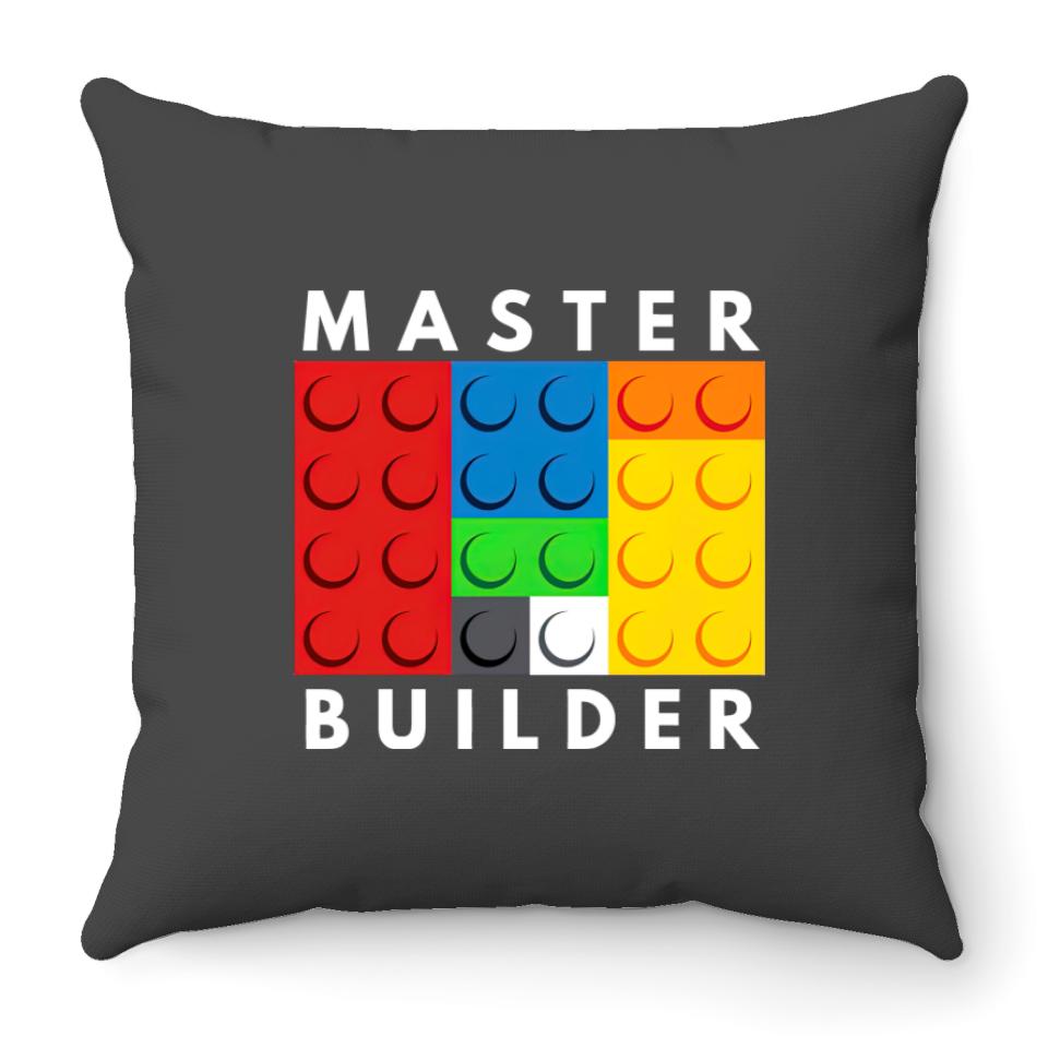 Master Builder - Lego - Throw Pillows