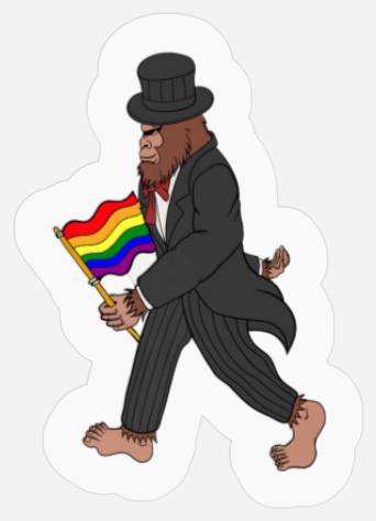 Bigfoot LGBTQIA Stickers